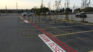 parking lot linemarking