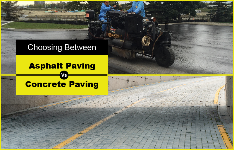 Concrete vs Asphalt Paving